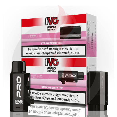 IVG Pro Strawberry Ice Refill 20mg